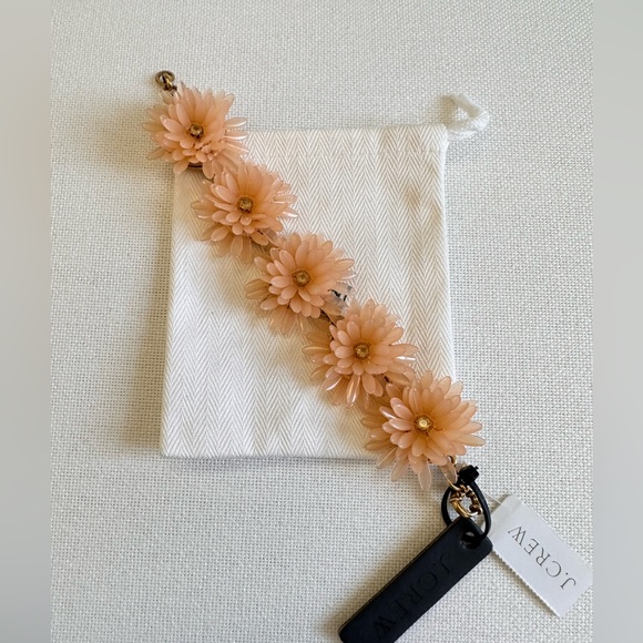 J. Crew Jewelry J Crew Flower Bracelet Orange Nwt Poshmark